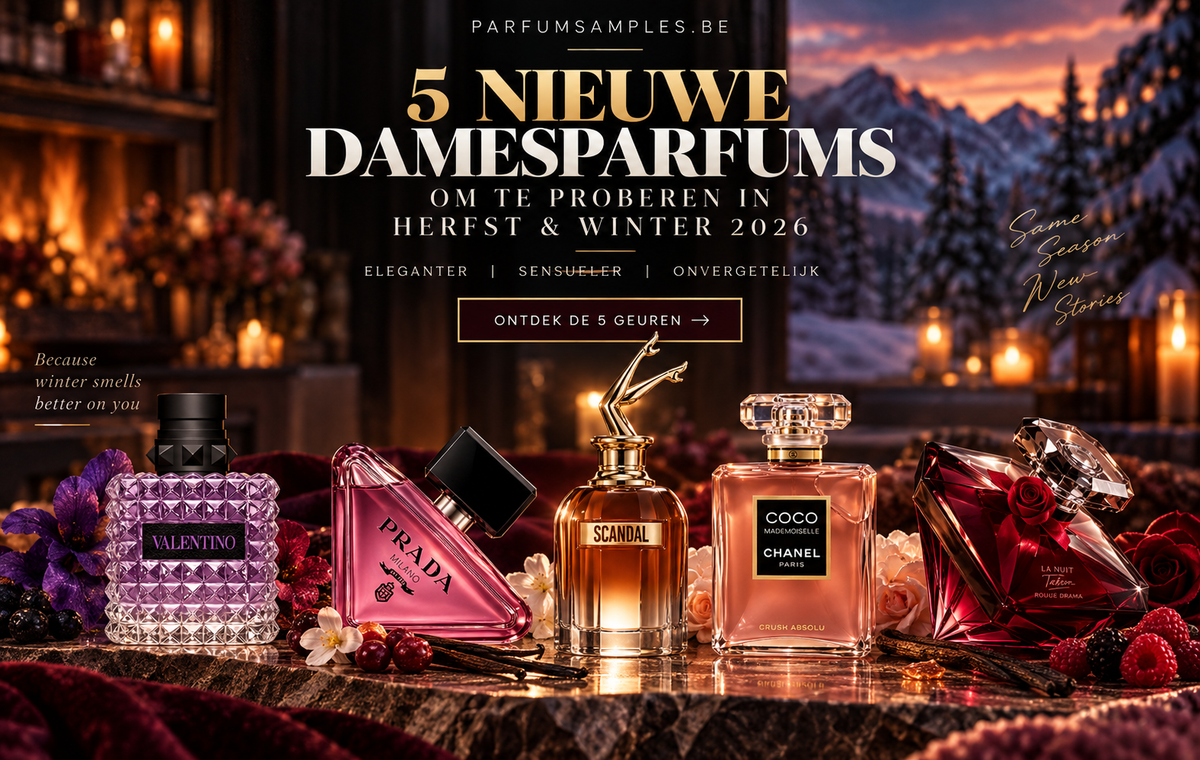 5 Nieuwe Damesparfums om te proberen in Herfst & Winter 2026